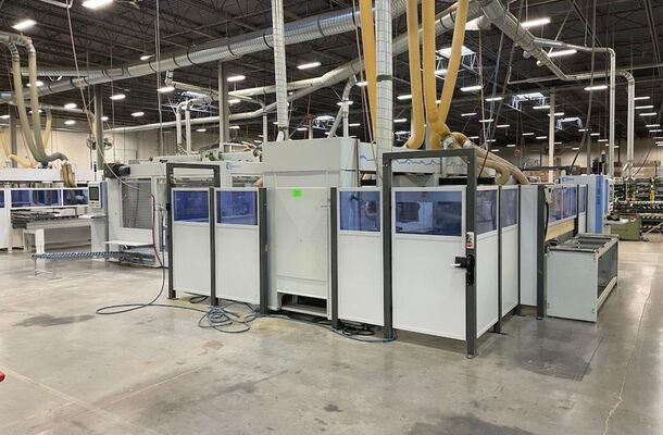 CNC Bearbeitungszentrum mit Abstapelung / WEEKE / BHT 500
