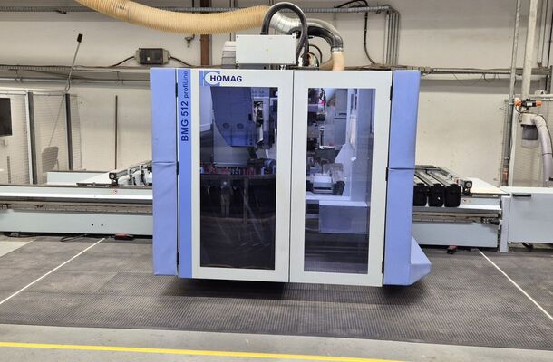 CNC - Bearbeitungszentrum mit Verleimteil / HOMAG / BMG 512/40/12/V/A