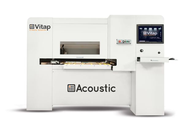 Durchlaufbohrmaschine für Akustikplatten / VITAP / ACOUSTIC