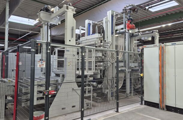 Durchlaufetagenpresse / B&Uuml;RKLE / 1428/50 